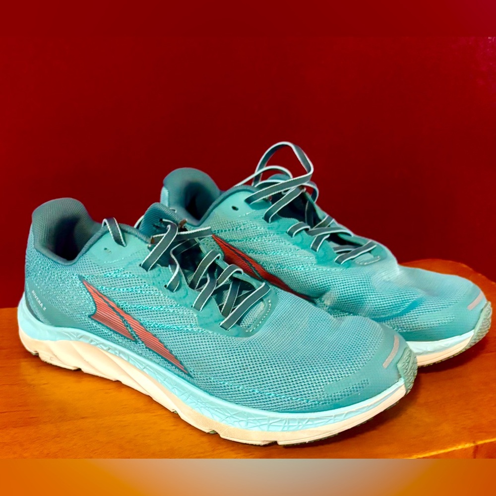 Altra Rivera 2 Road Running Shoes, Dusty Teal, 7.5 US 38.5 Euro Preowned